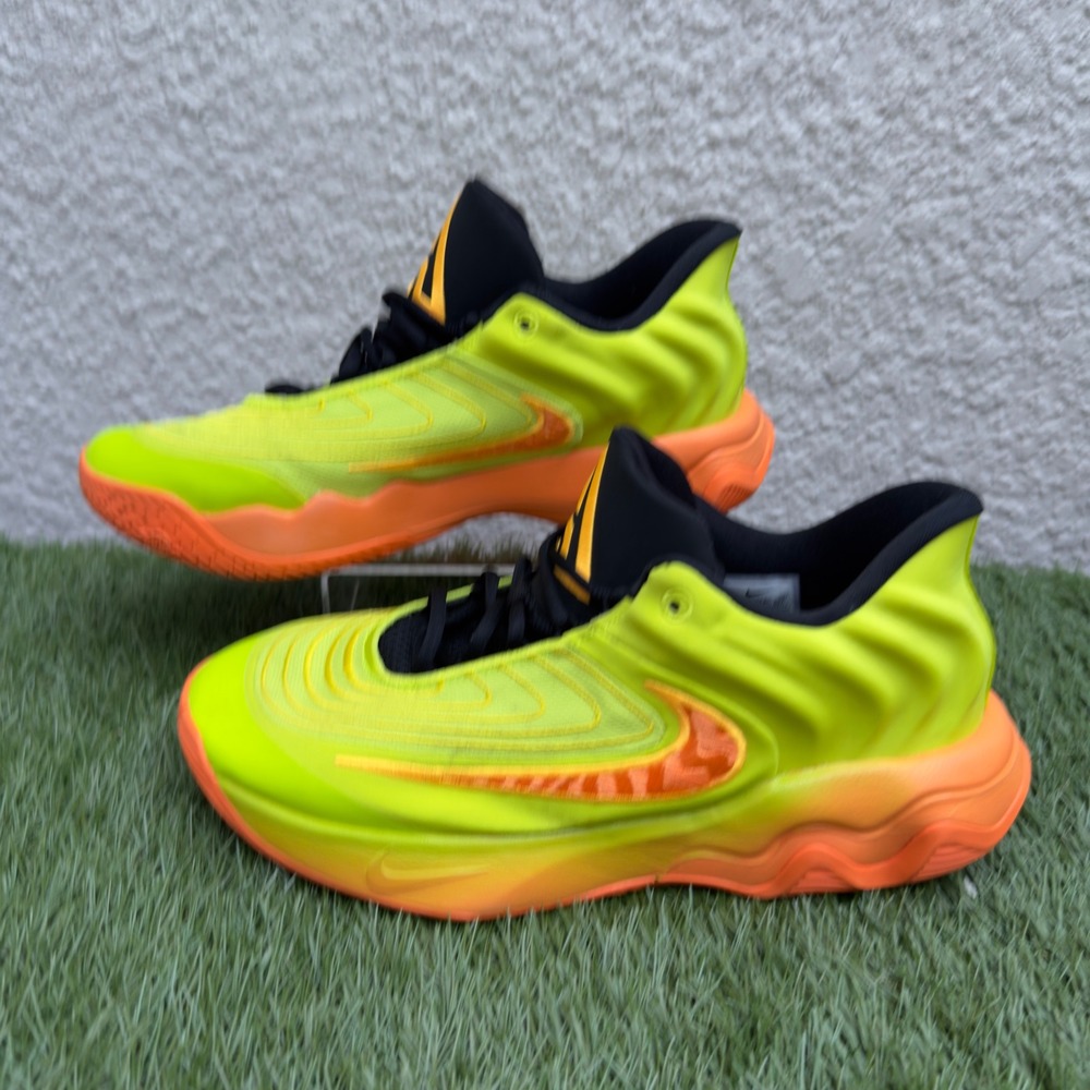 Nike Giannis Immortality 4 Basketball Shoes Volt Orange FQ3680-301 Mens 10.5